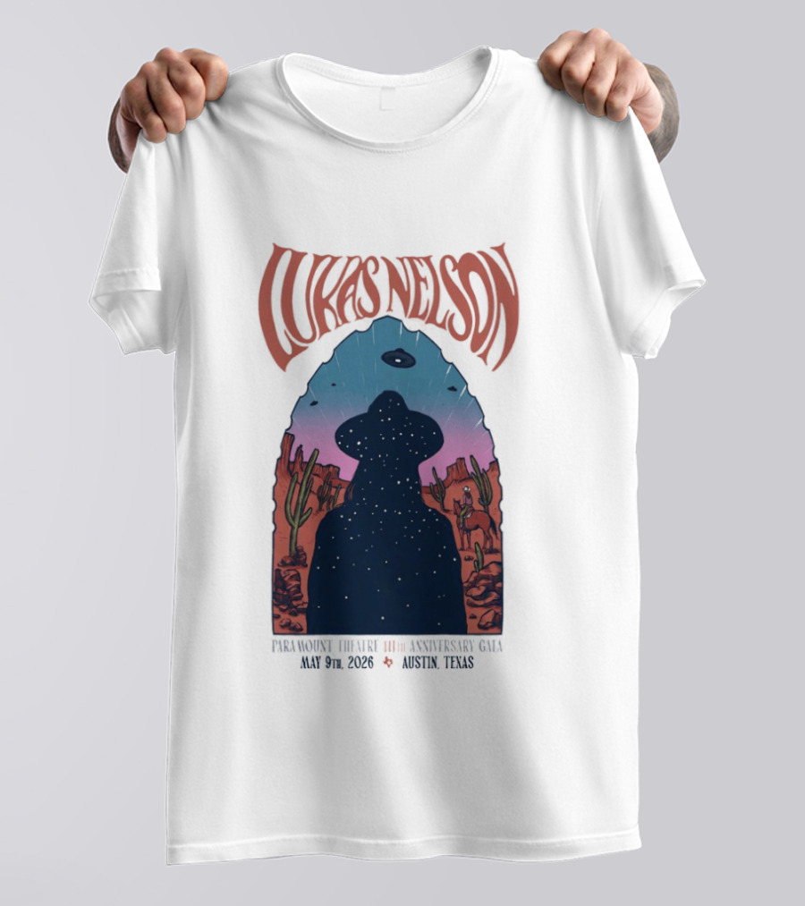 Lukas Nelson 60th Anniversary Show May 9 2026 Austin Texas T-Shirt