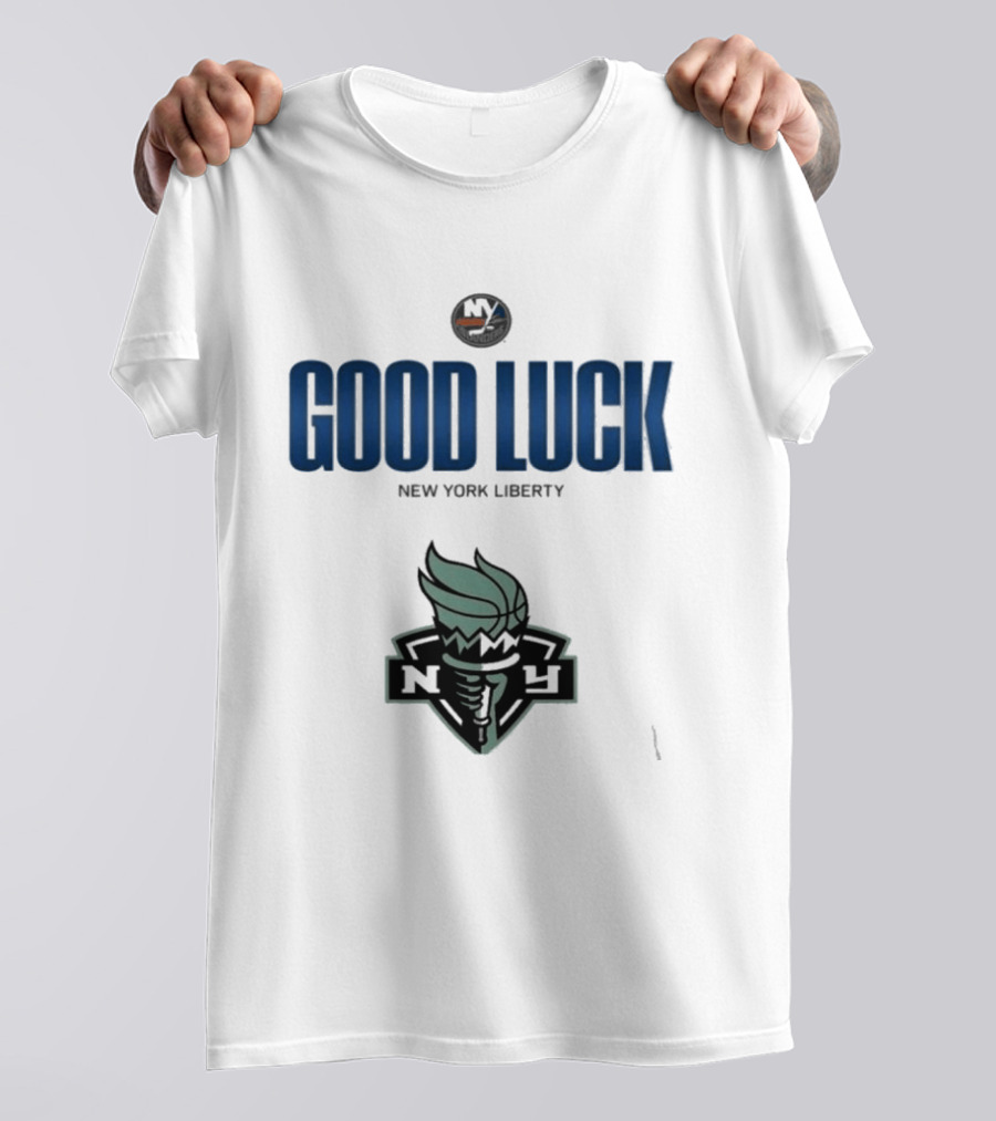 Good Luck New York Liberty NY Collaboration T-Shirt