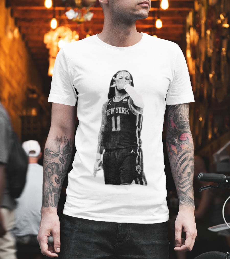 Jalen Brunson Celebration New York Knicks 11 NBA Basketball 2026 T-Shirt