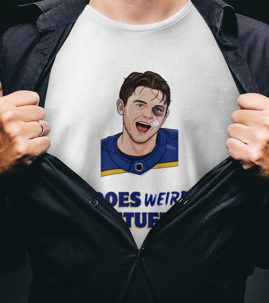 Jordan Binnington St. Louis Blues Does Weird Stuff T-Shirt
