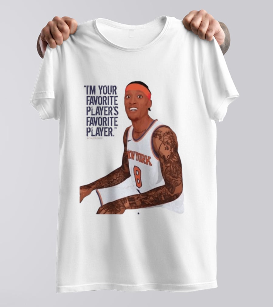 Michael Beasley I'm Your Favorite Player's Favorite Player New York Basketball 8 Tattoos T-Shirt