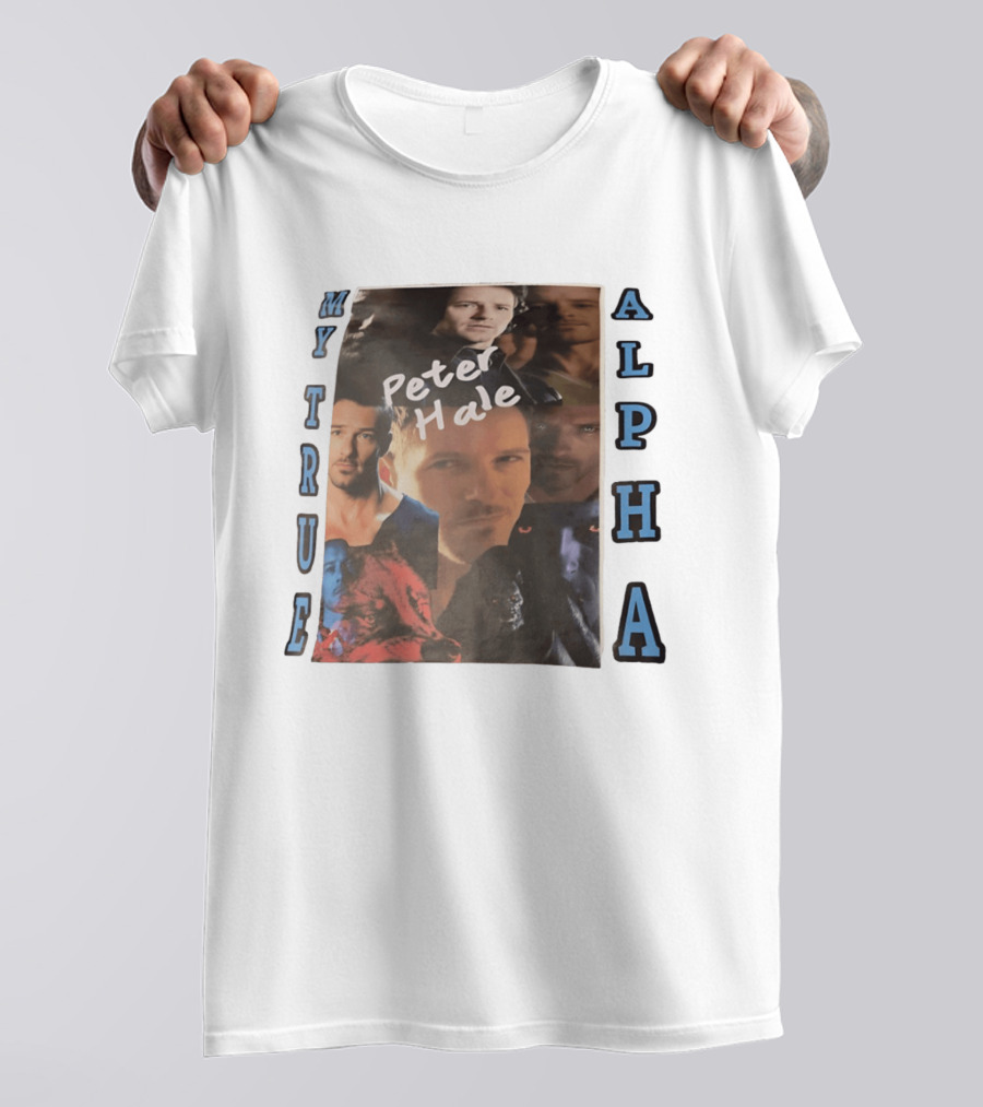 Peter Hale My True Alpha Collage With Photo Montage T-Shirt