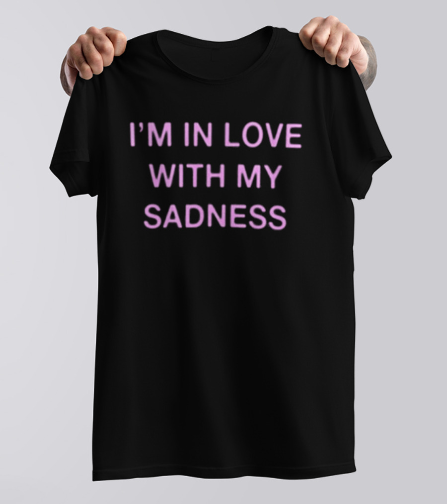 Anti Social Social Club I'm In Love With My Sadness Pink T-Shirt