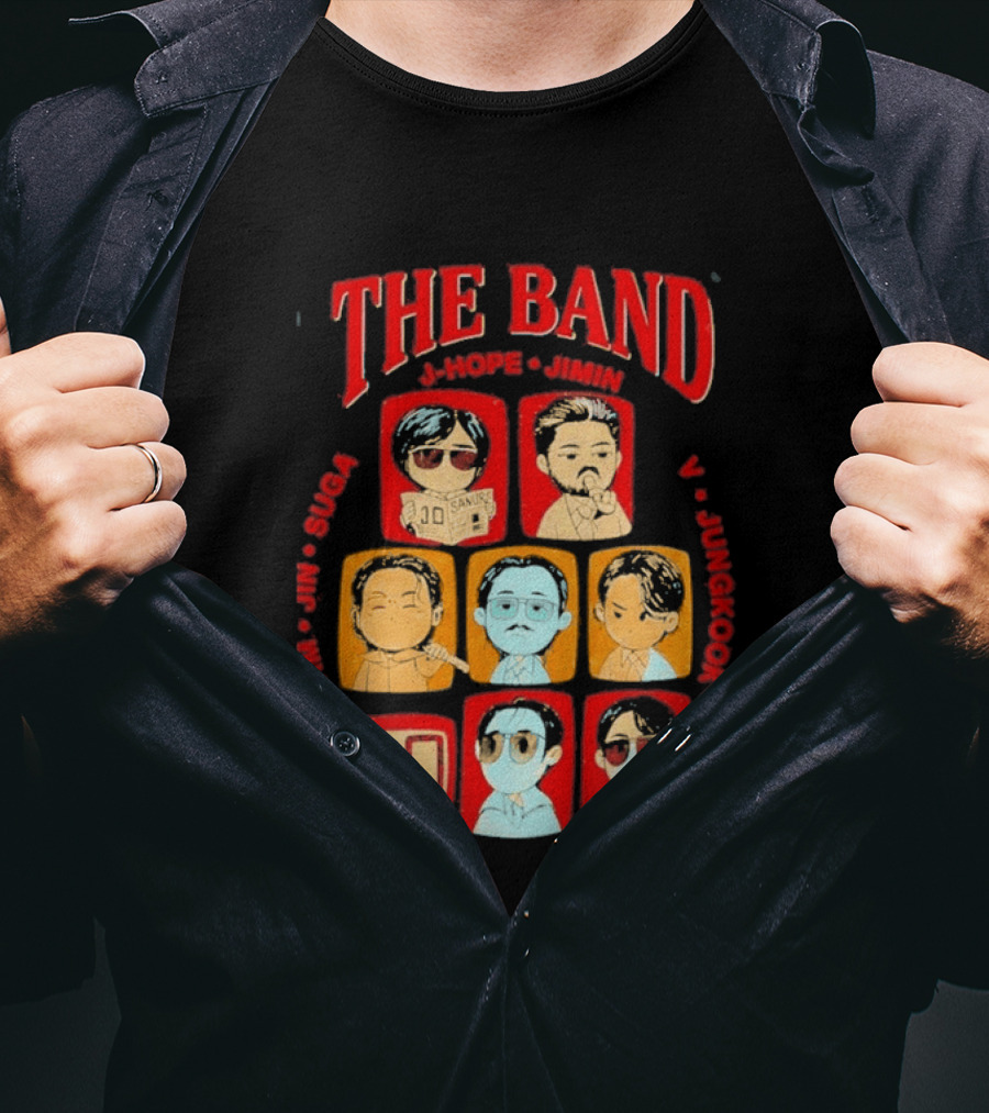 The Band RM Jin Suga J Hope Jimin V Jungkook 20 Arirang BTS World Tour 2.0 T-Shirt