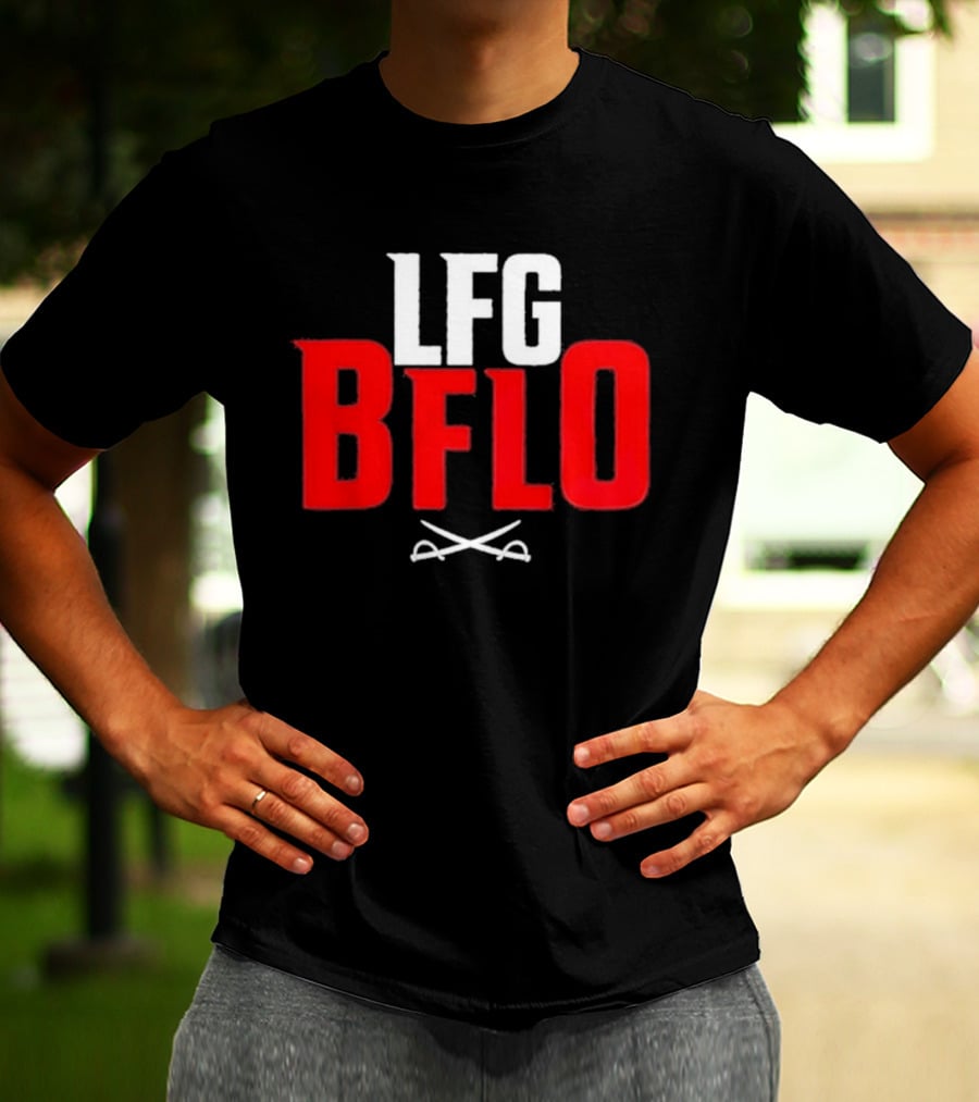 LFG BFLO Crossed Swords Hockey T-Shirt