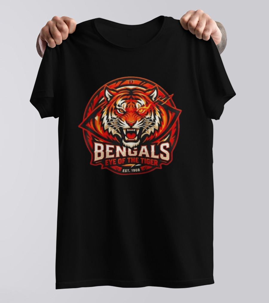Bengals Eye Of The Tiger Est 1968 T-Shirt