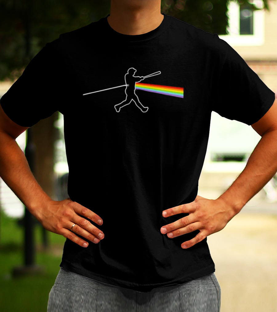 Dark Side Of The Mune Chicago White Sox Batter Rainbow Stadium T-Shirt