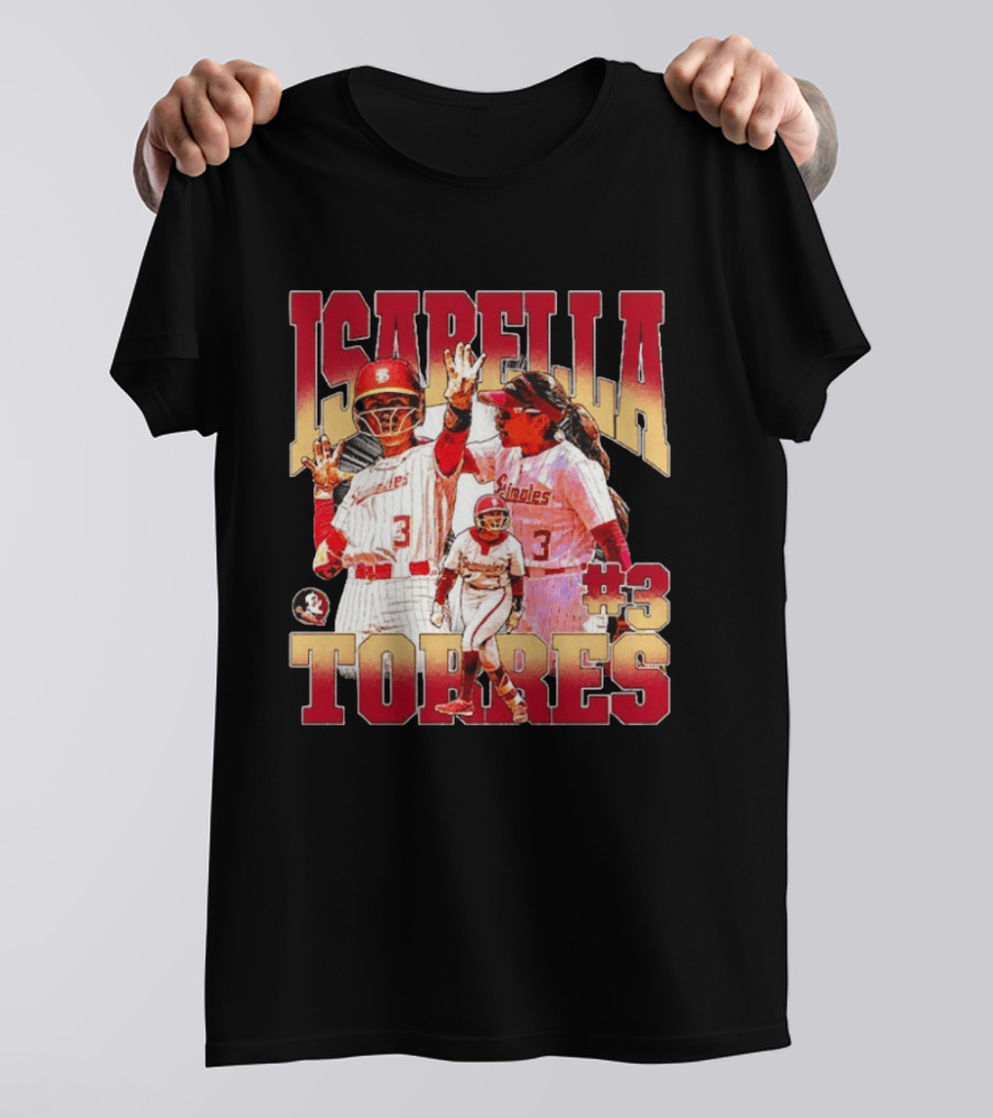 Isabella Torres Florida State Seminoles #3 Player Collage T-Shirt