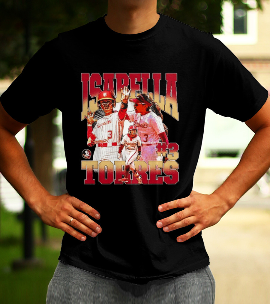 Isabella Torres Florida State Seminoles #3 Player Collage T-Shirt