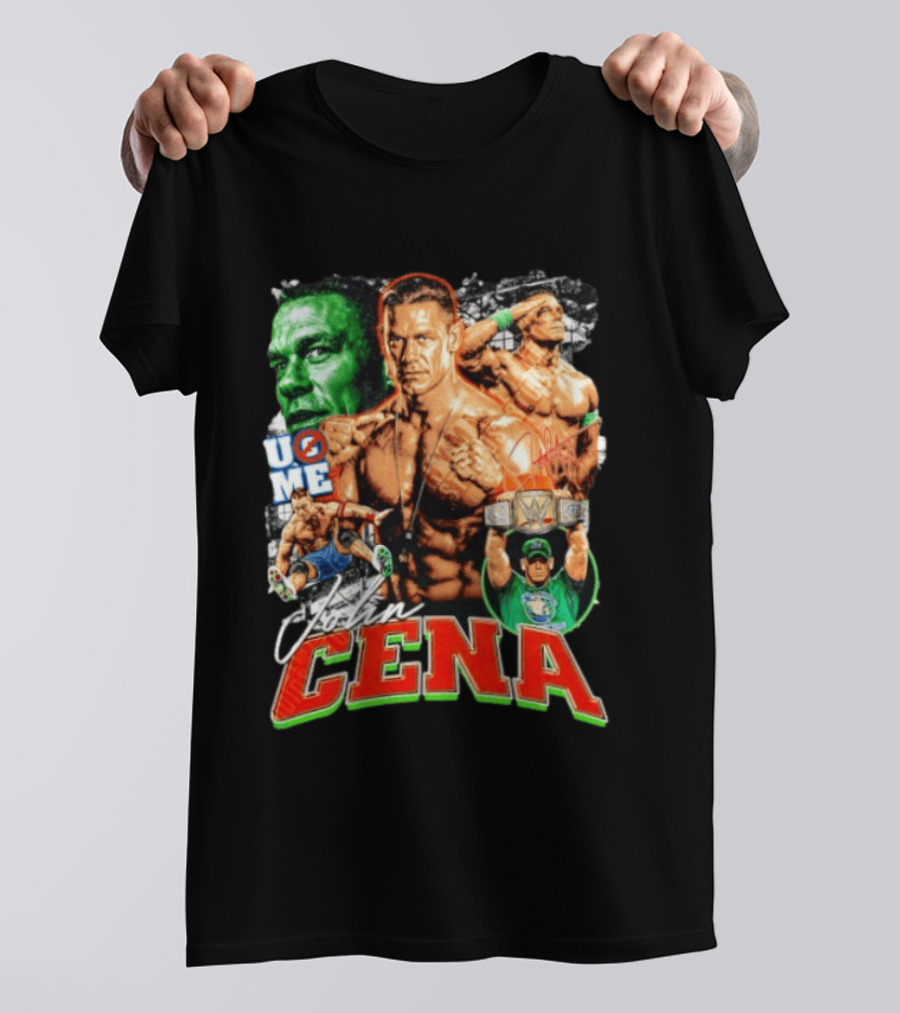 John Cena U Can't See Me U Me Champions WWE T-Shirt