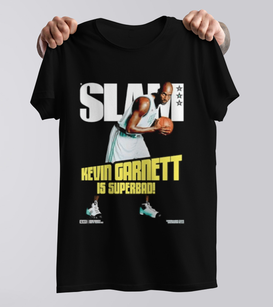 Slam Kevin Garnett Is Superbad Celtics Basketball T-Shirt