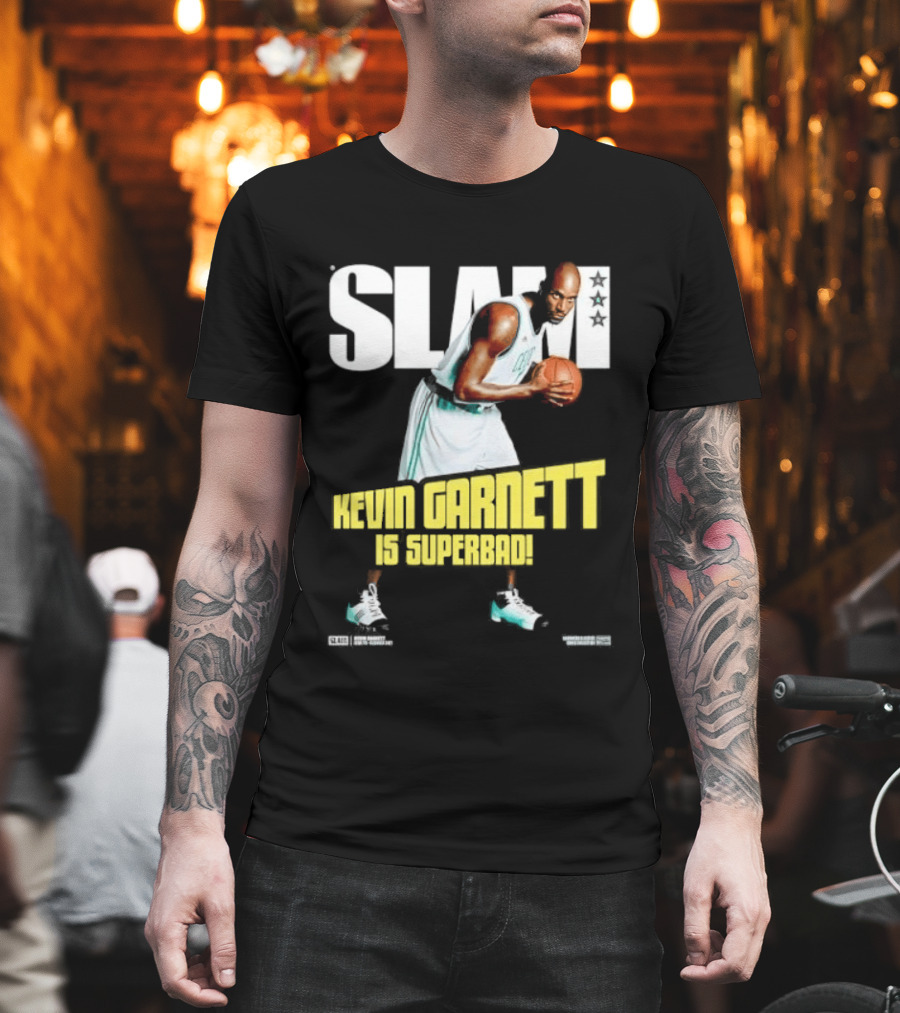 Slam Kevin Garnett Is Superbad Celtics Basketball T-Shirt