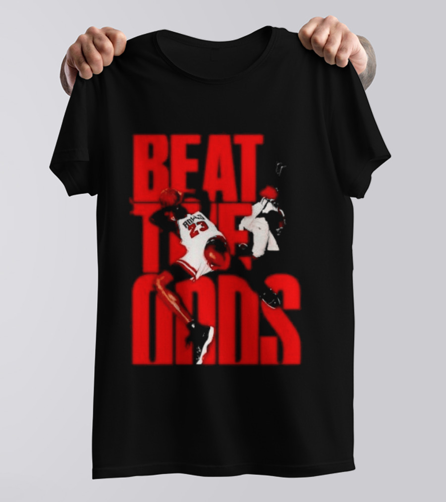 Beat The Odds Michael Jordan 23 Chicago Bulls T-Shirt