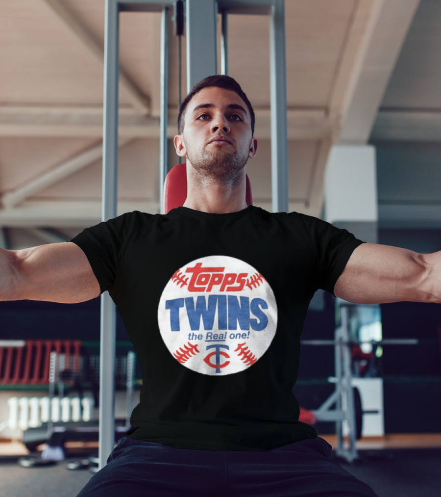 Minnesota Twins Topps The Real One Baseball Collection T-Shirt