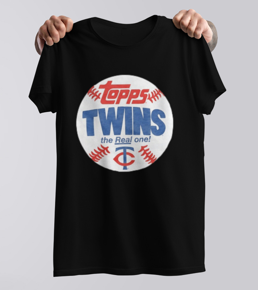 Minnesota Twins Topps The Real One Baseball Collection T-Shirt