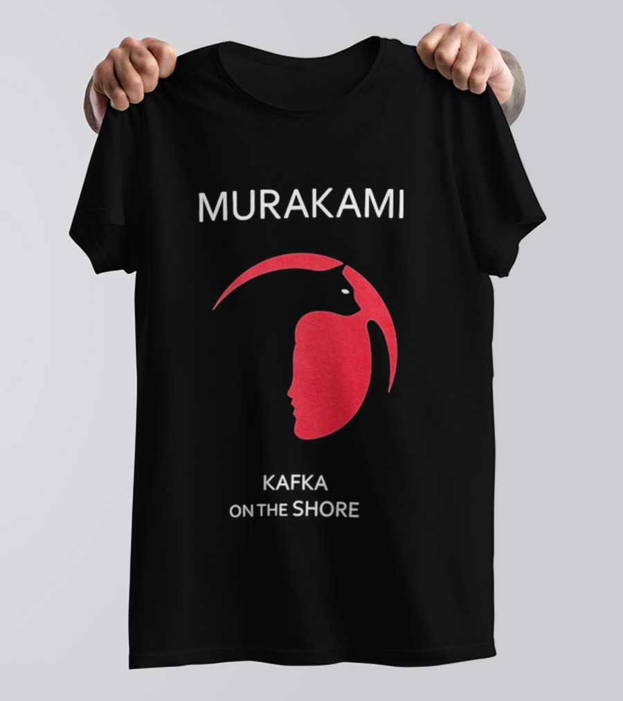 Murakami Kafka On The Shore Red Face T-Shirt