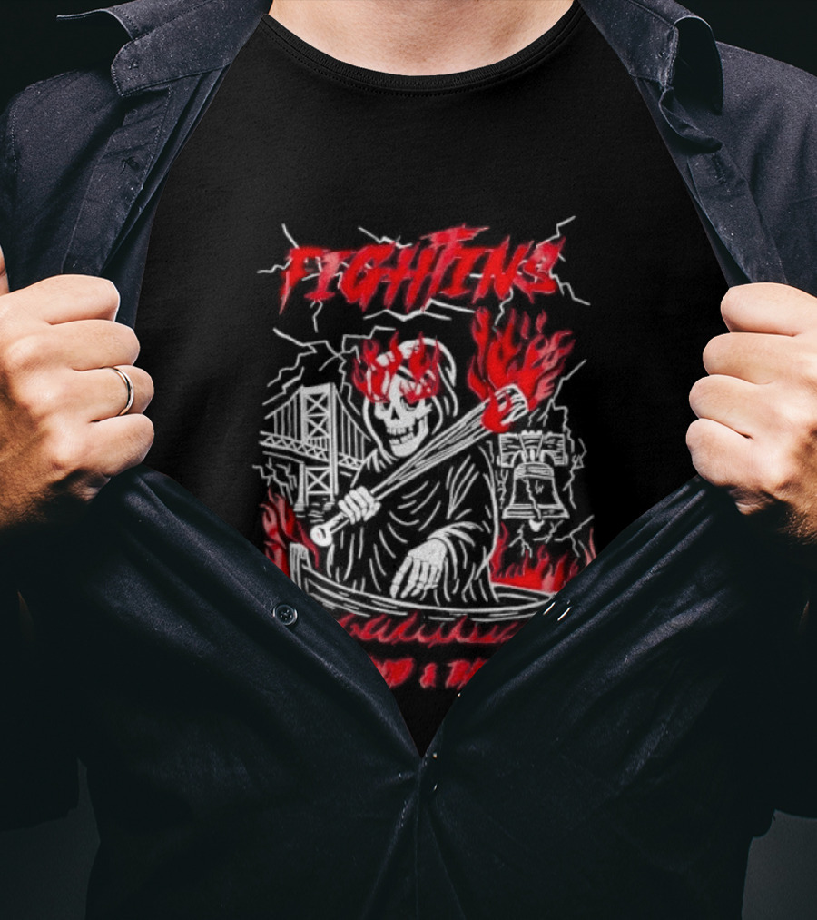 Philadelphia Phillies Fightin' For Blood And Baseball T-Shirt
