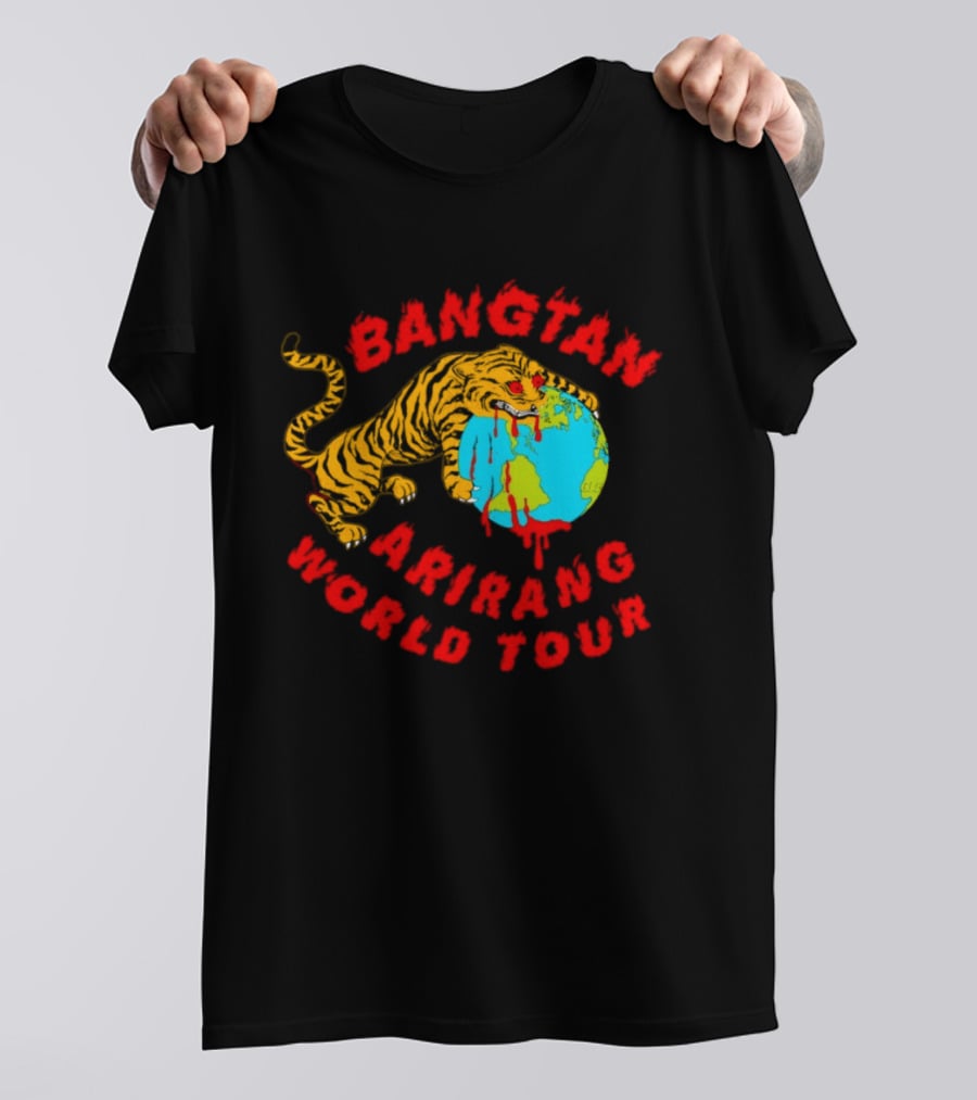 Bangtan Arirang World Tour Tiger Earth T-Shirt