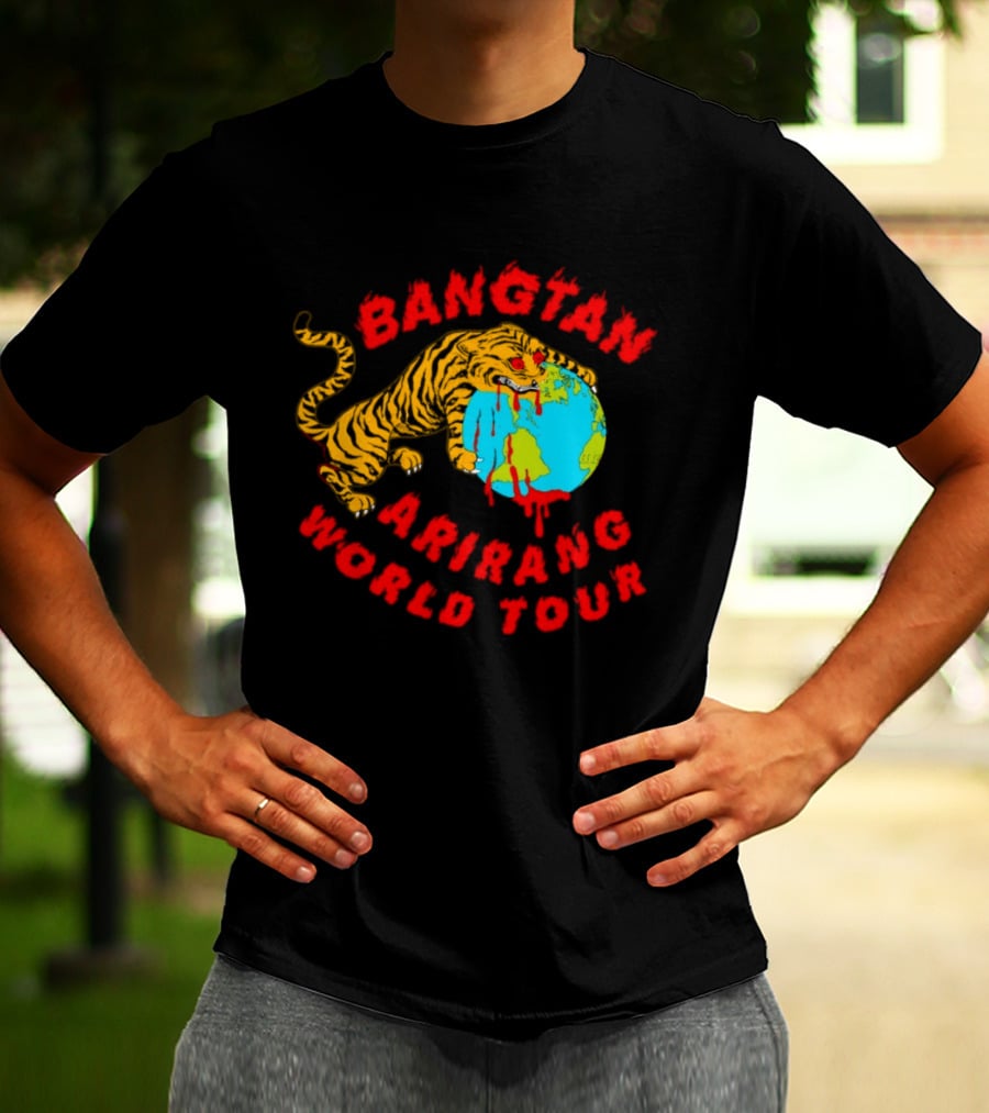 Bangtan Arirang World Tour Tiger Earth T-Shirt