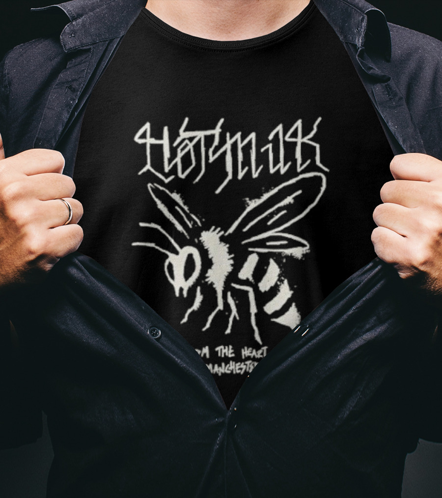 Hot Milk Japan Tour 2026 Gothic Bee From The Home Of Manchester T-Shirt