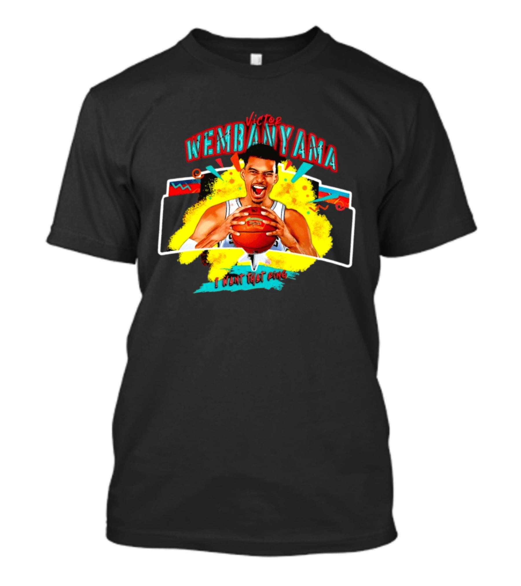 Victor Wembanyama I Want That Ring Spurs Basketball T-Shirt