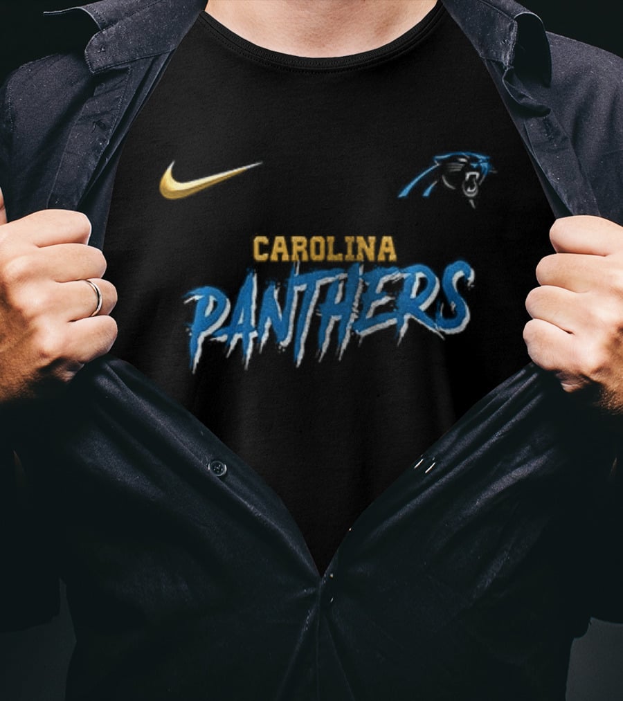 Carolina Panthers Fear Me If You Dare Cartoon Nike Puss In Boots T-Shirt