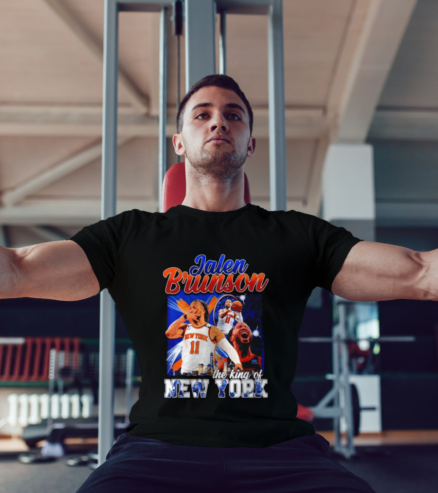 Jalen Brunson The King Of New York New York Knicks Basketball T-Shirt