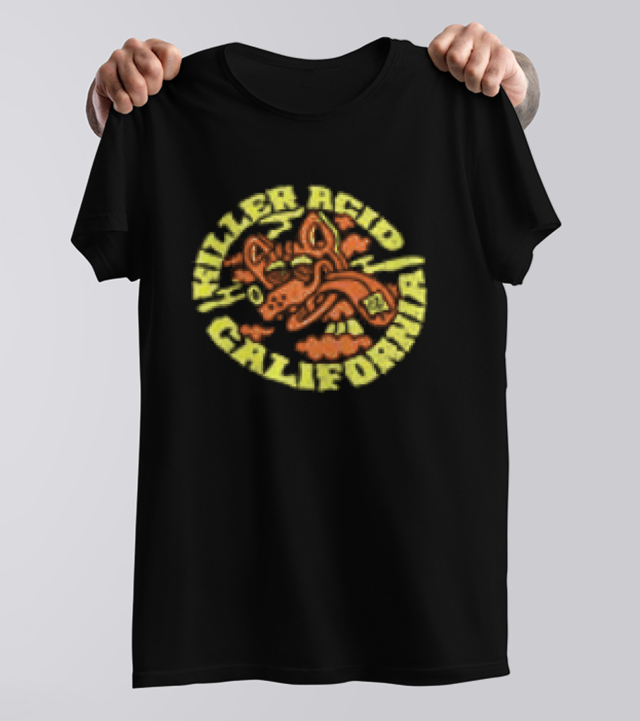 Killer Acid California Dog Daze Trippy Psychedelic T-Shirt
