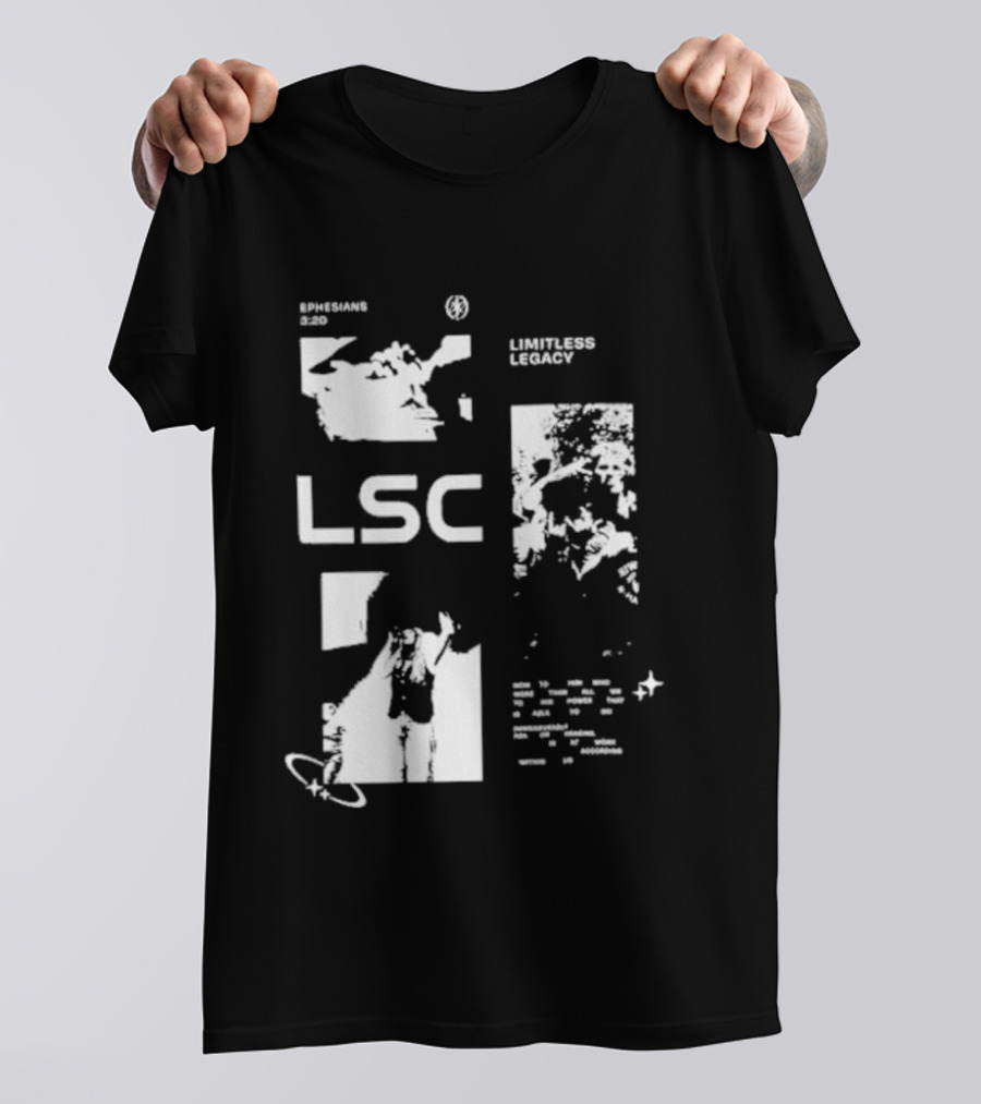 Legacy Church LSC Limitless Legacy Map Motif T-Shirt