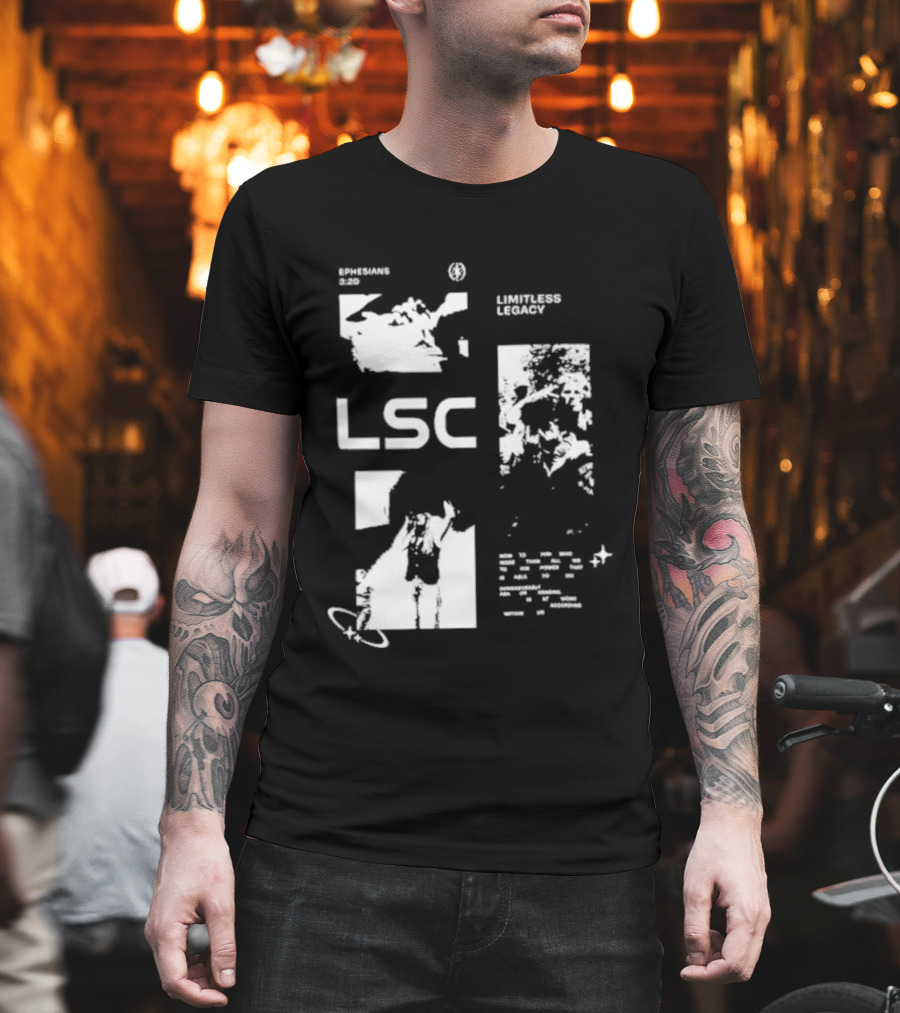 Legacy Church LSC Limitless Legacy Map Motif T-Shirt