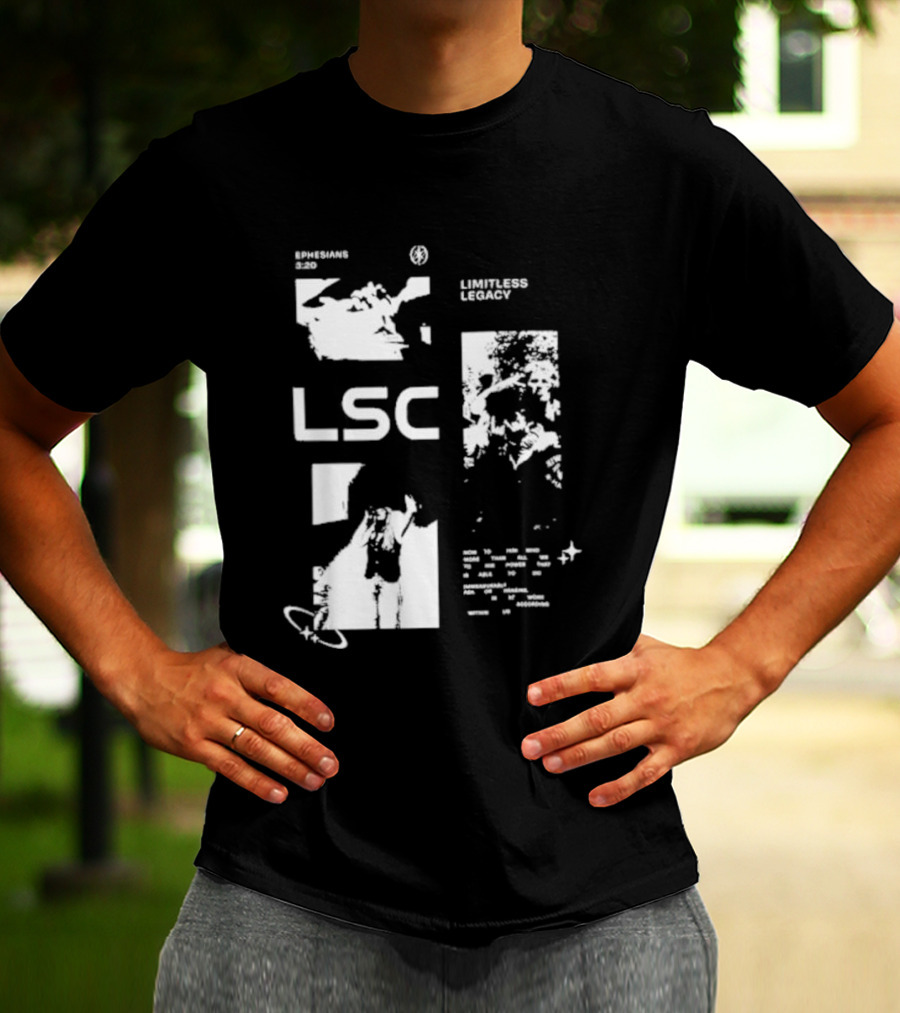 Legacy Church LSC Limitless Legacy Map Motif T-Shirt