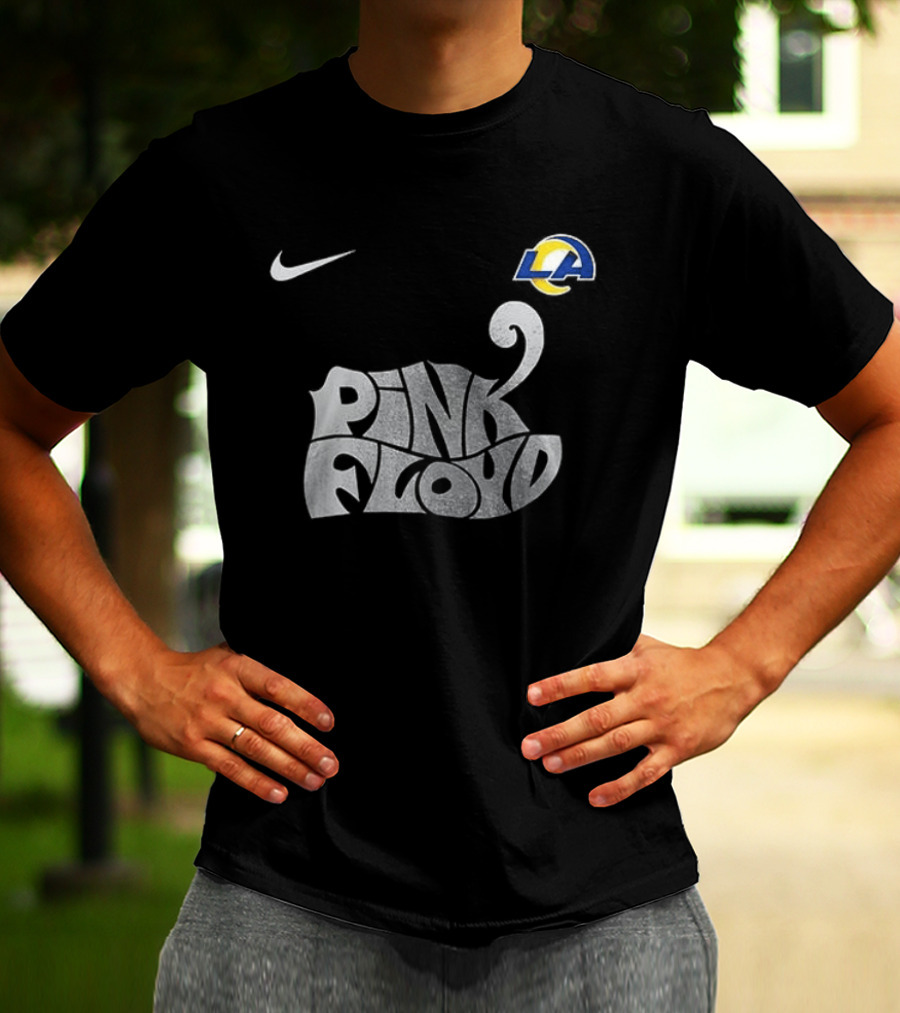 Los Angeles Rams Pink Floyd The Dark Side Of The Moon Nike Collaboration T-Shirt