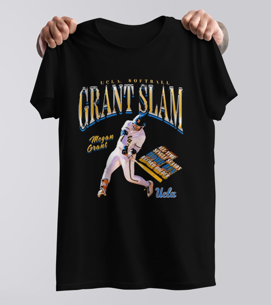 UCLA Softball Grant Slam Megan Grant Athlete Student Powerhouse T-Shirt