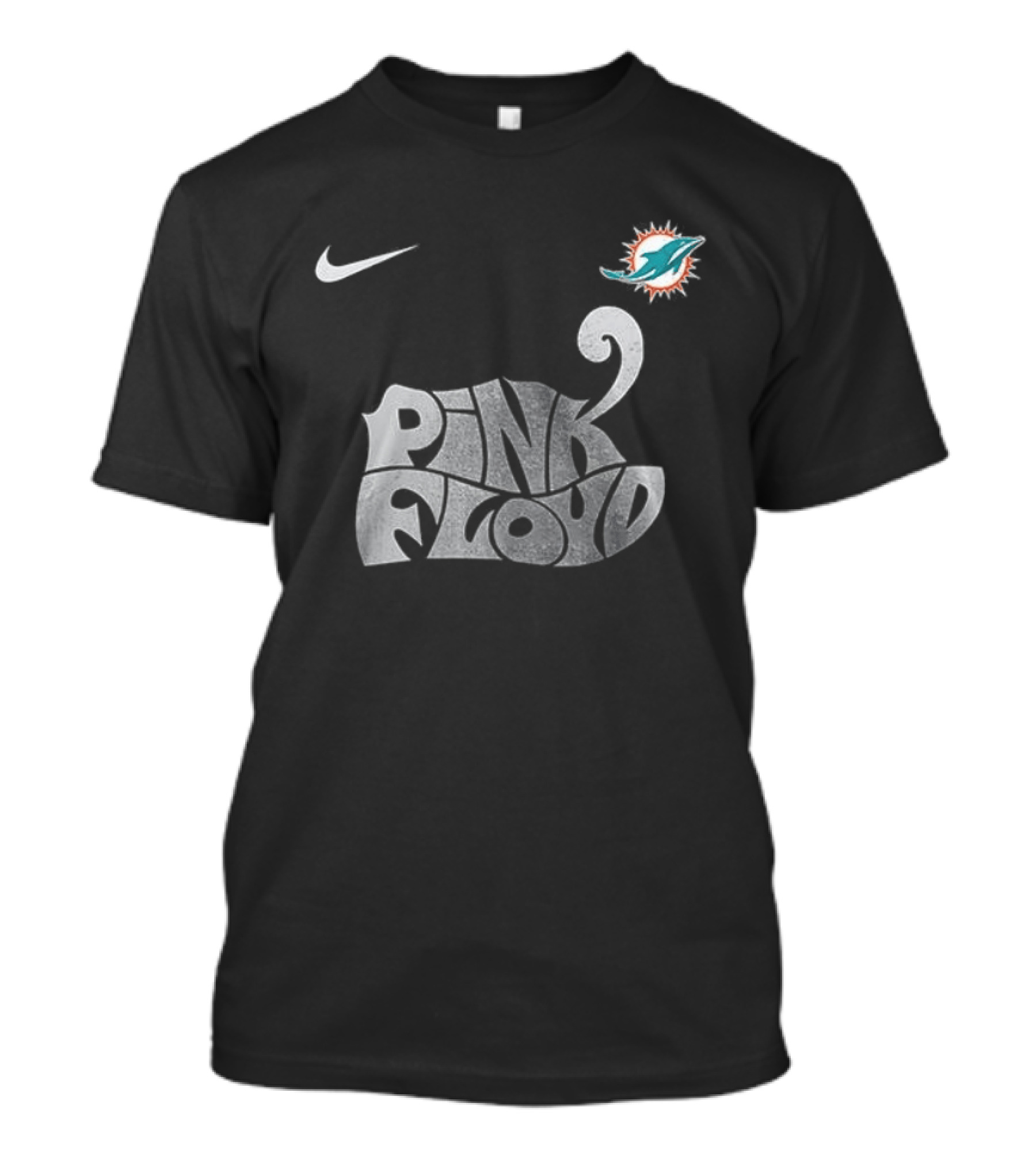 Nike Miami Dolphins Pink Floyd The Dark Side Of The Moon Collaboration T-Shirt
