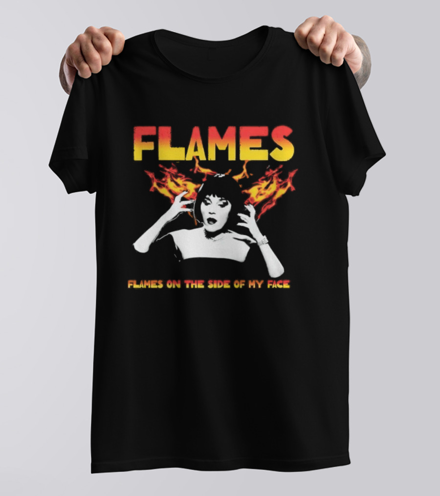Mrs. White Flames On The Side Of My Face Clue Movie T-Shirt