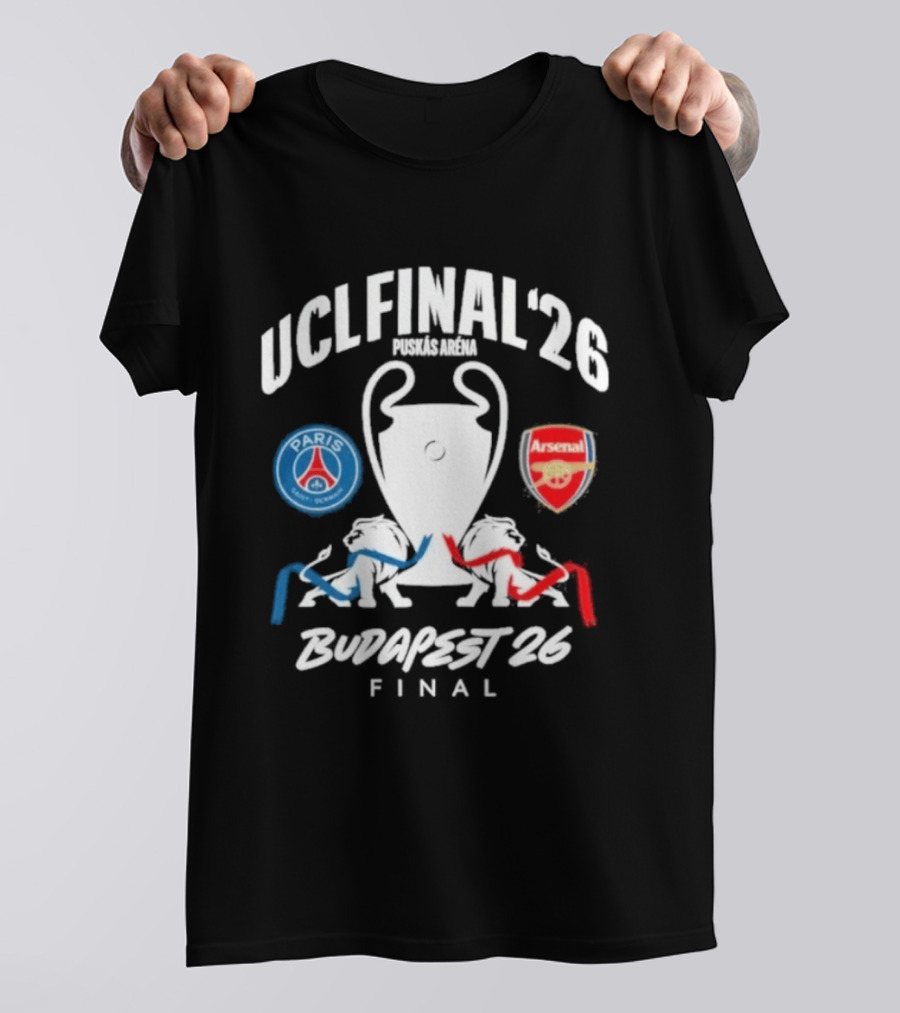 UCL Final 2026 Paris Saint Germain Vs Arsenal Budapest T-Shirt