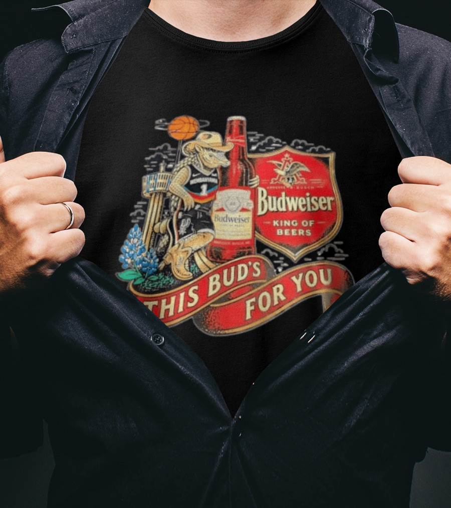 Wembanyama Budweiser King Of Beers Basketball Player T-Shirt