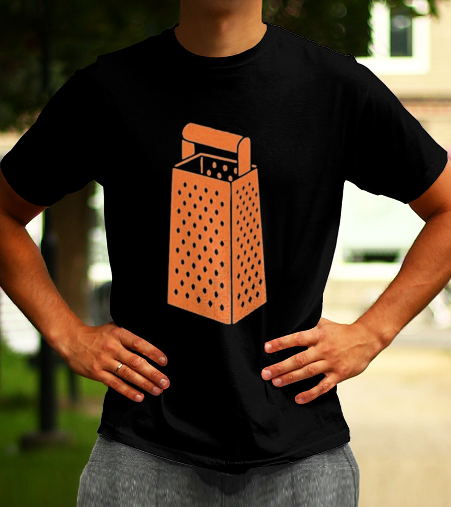 Shredded Cheese Grater Kitchen Tool Humor T-Shirt