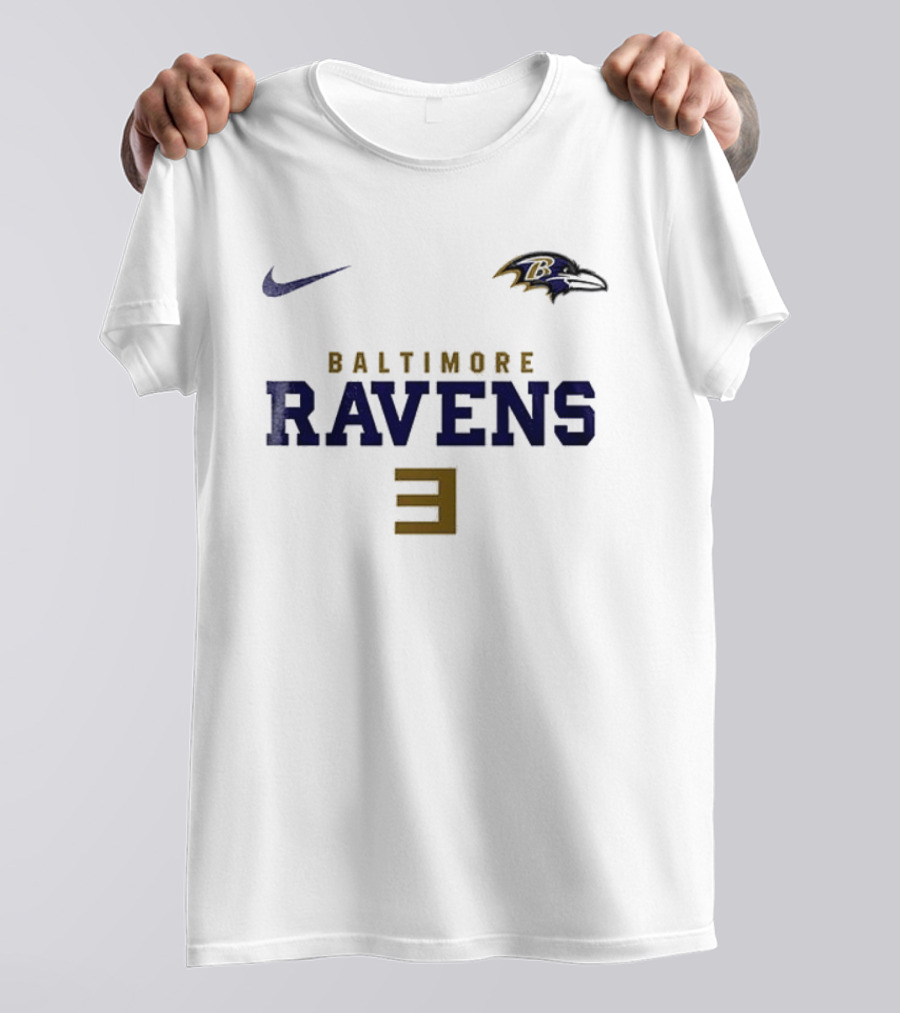 Baltimore Ravens Eminem Slim Shady Nike Collaboration T-Shirt