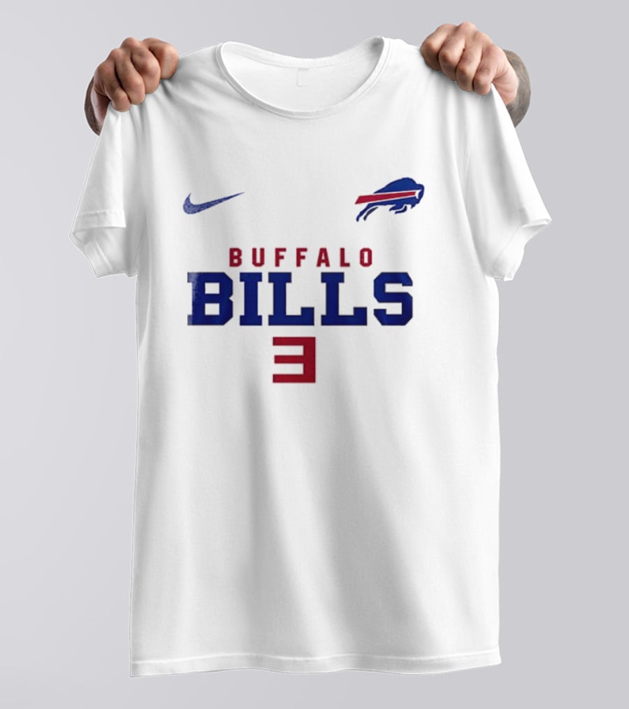 Buffalo Bills Nike Number 3 T-Shirt