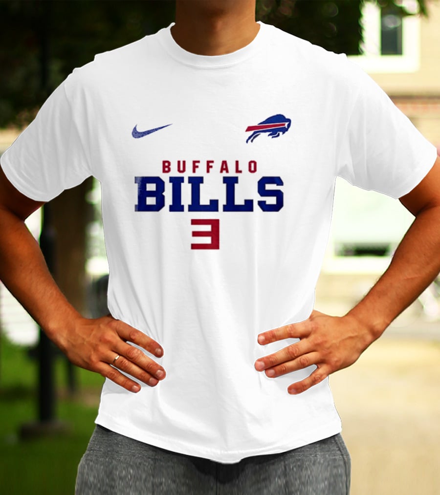 Buffalo Bills Nike Number 3 T-Shirt