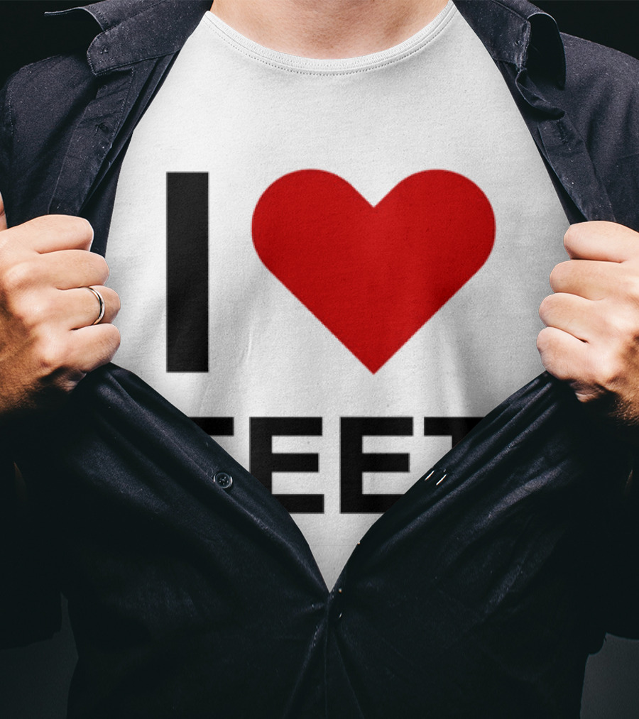 I Heart Feet T-Shirt