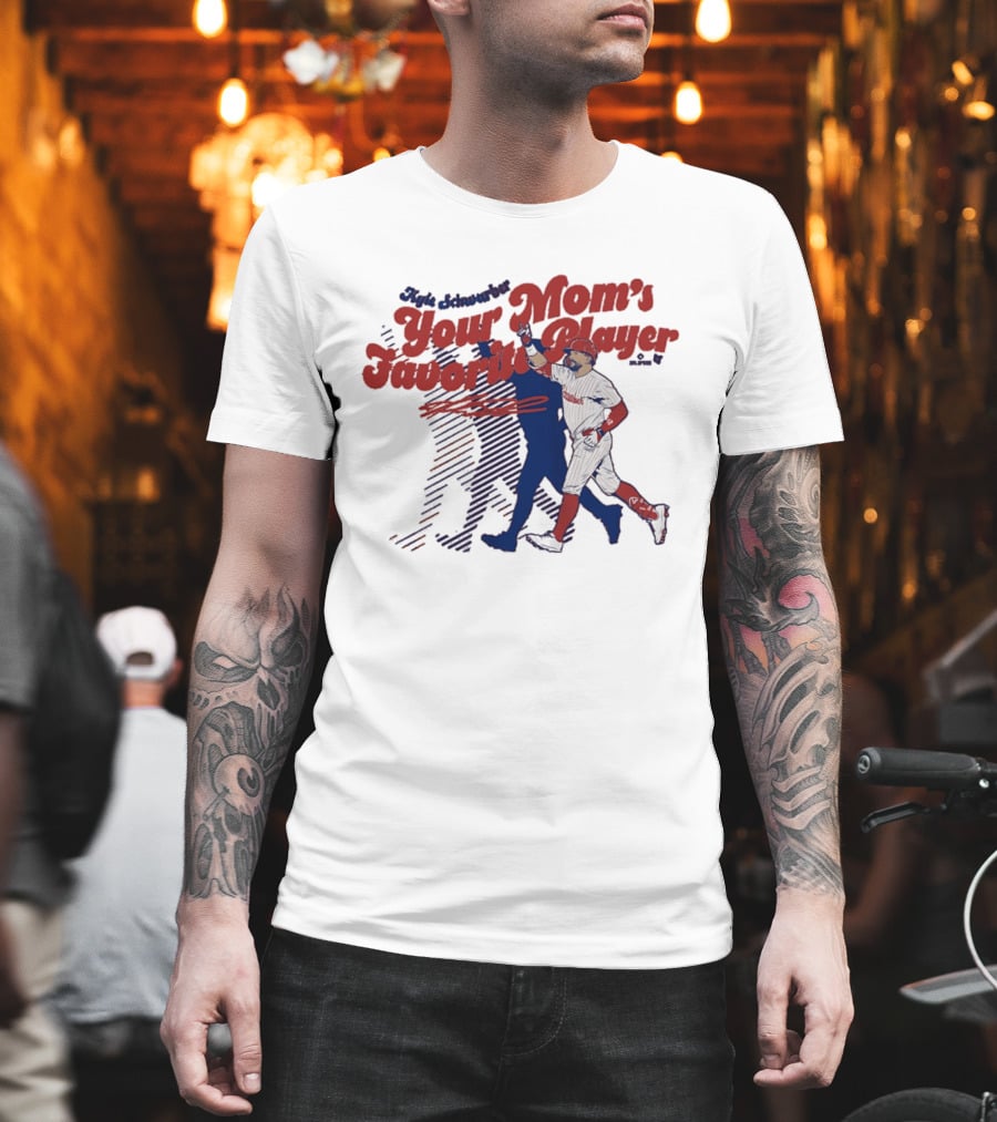Kyle Schwarber Philadelphia Phillies Your Mom's Favorite Player Baseball Fan T-Shirt