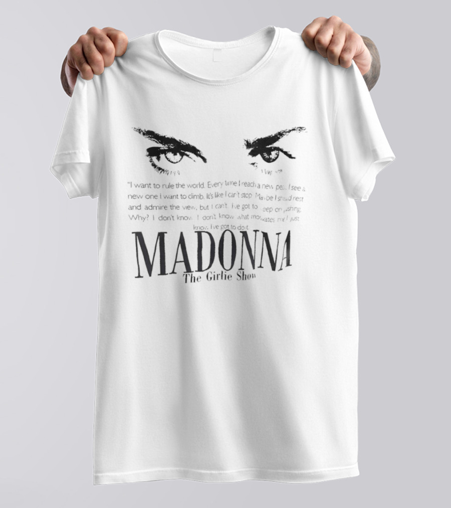 Madonna The Girlie Show Eye T-Shirt