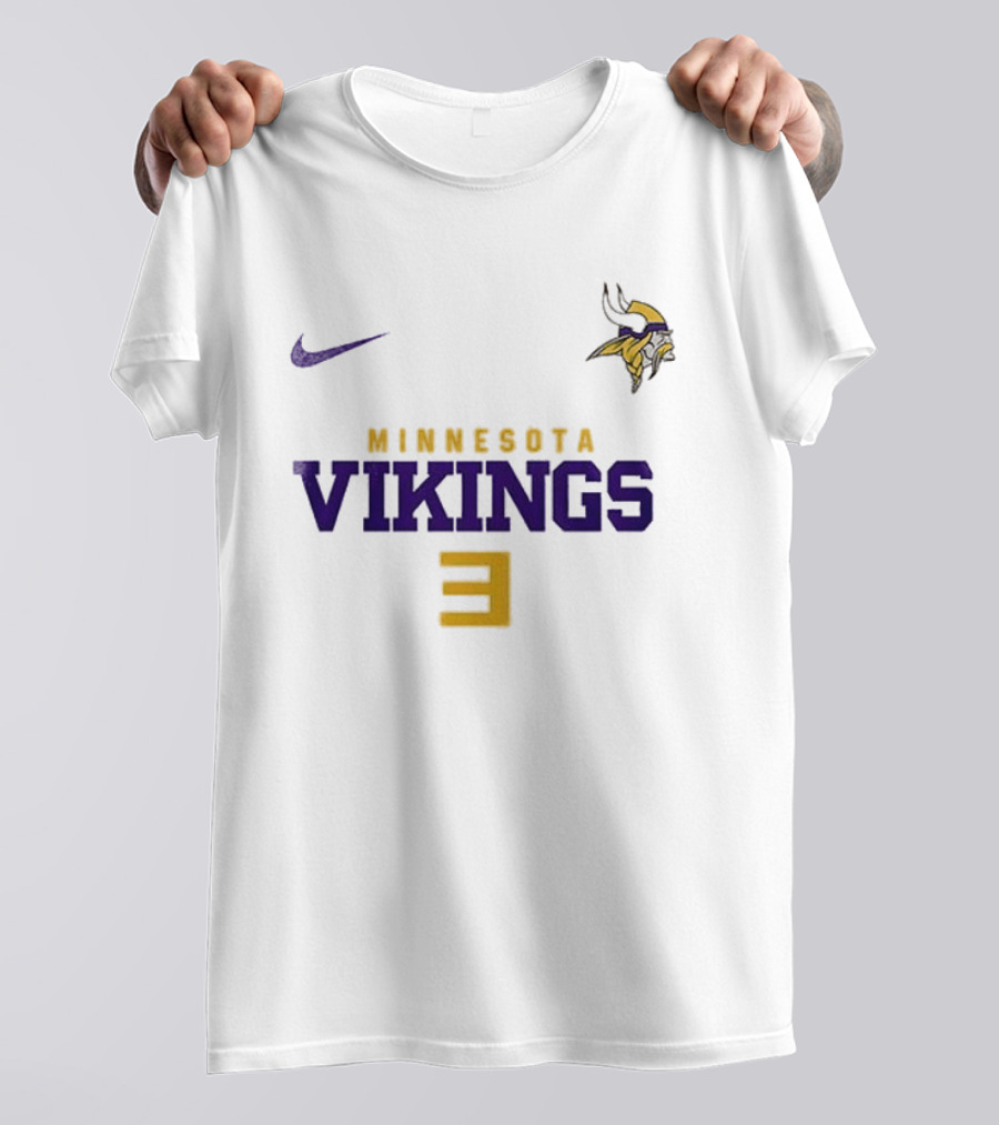 Minnesota Vikings Nike Slim Shady Mask Eminem Collaboration T-Shirt