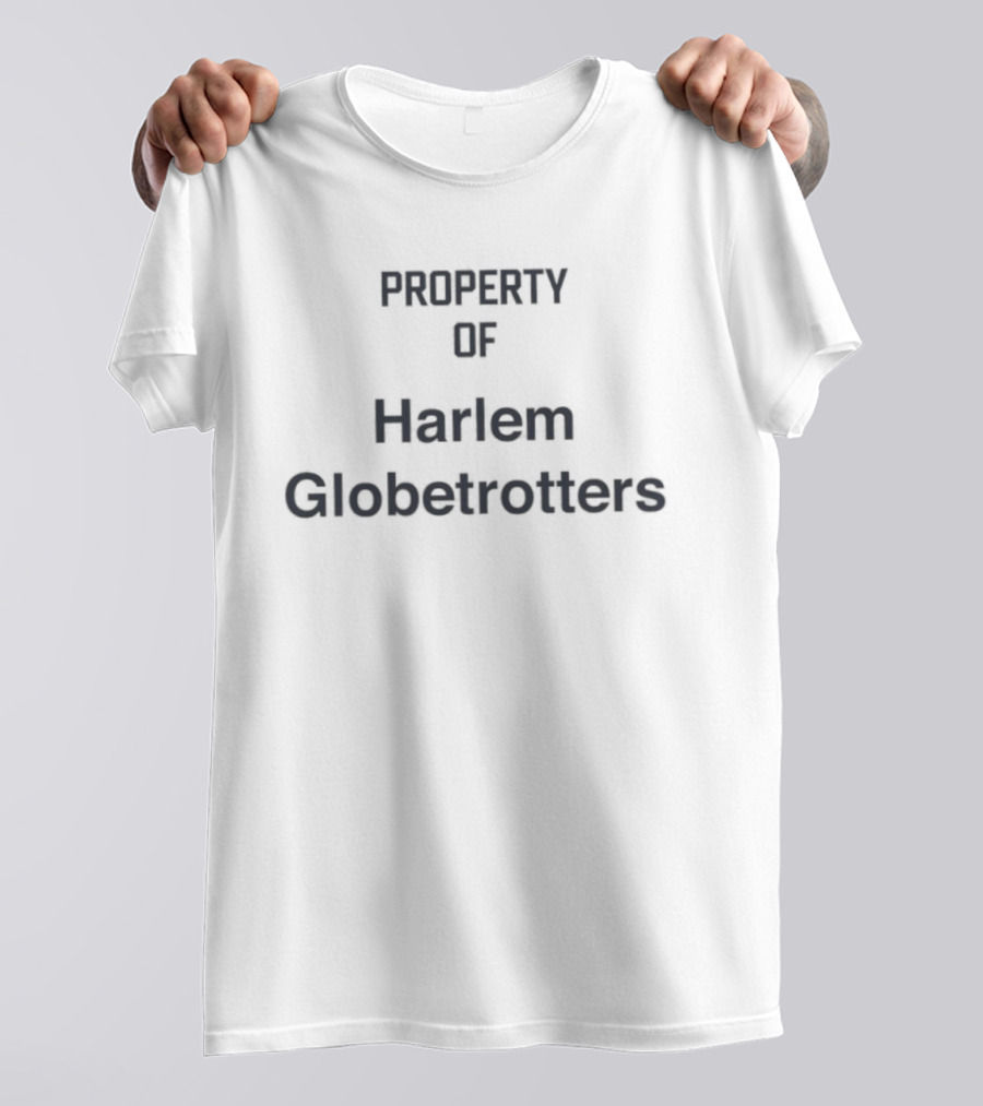 Property Of Harlem Globetrotters Official Basketball Team Merchandise T-Shirt