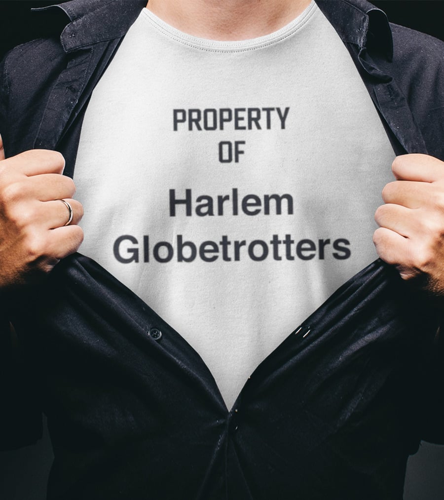 Property Of Harlem Globetrotters Official Basketball Team Merchandise T-Shirt