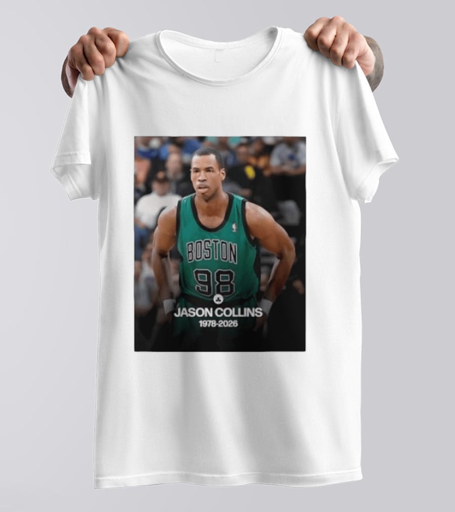 Boston Jason Collins 1978 2026 98 Rest In Peace T-Shirt