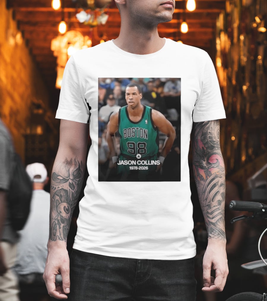 Boston Jason Collins 1978 2026 98 Rest In Peace T-Shirt