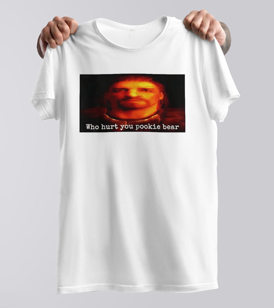 Who Hurt You Pookie Bear Video Game T-Shirt